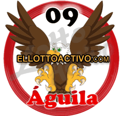 Animalito Águila utilizado en los resultados de los sorteos de la Lotería Lotto Activo